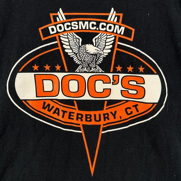 DOCS MOTORCYCLE PARTS Shirt Adult 2XL ShovelHead PanHead Waterbury CT Harley - Picture 8 of 13
